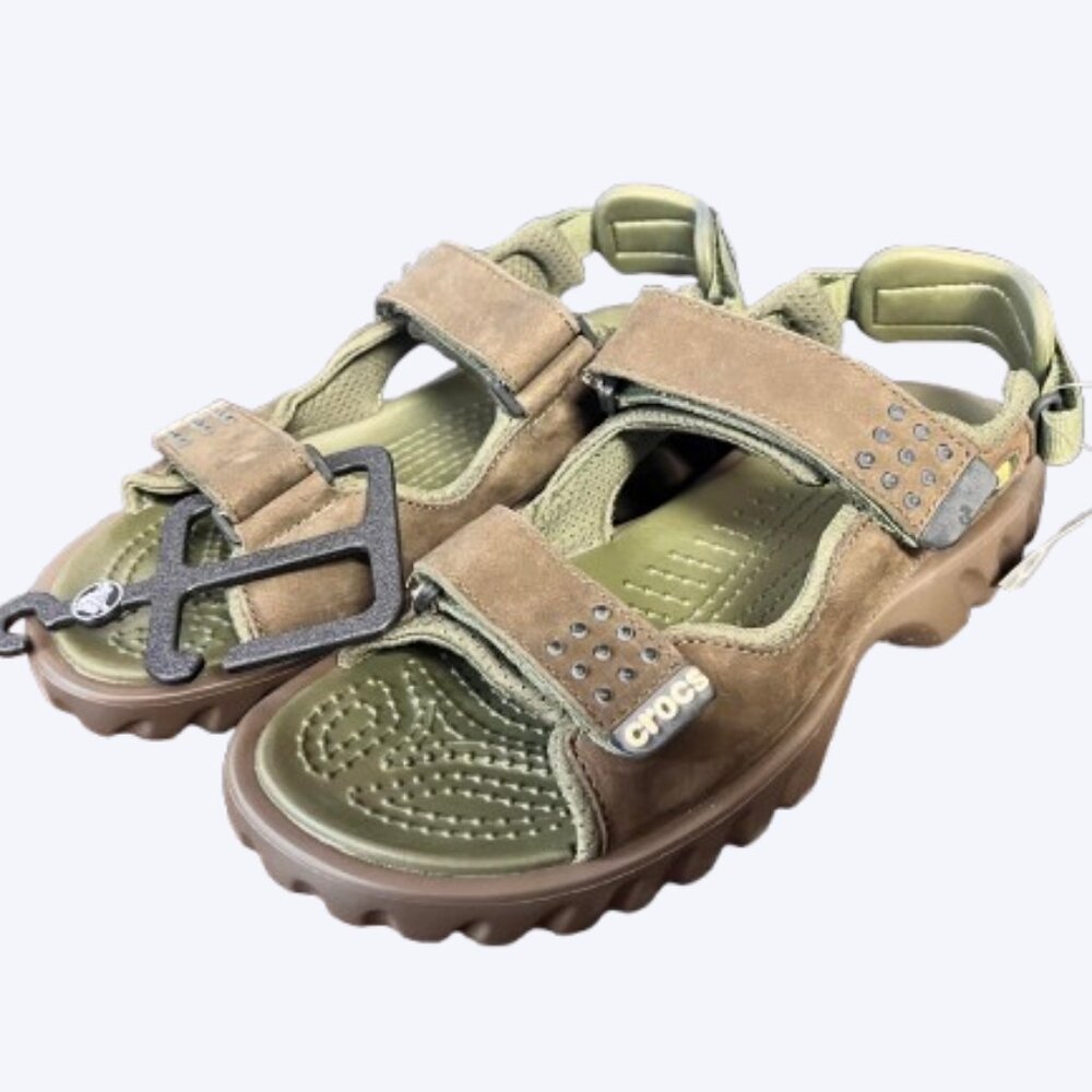 Crocs Tikali in Chocolate/Army Green